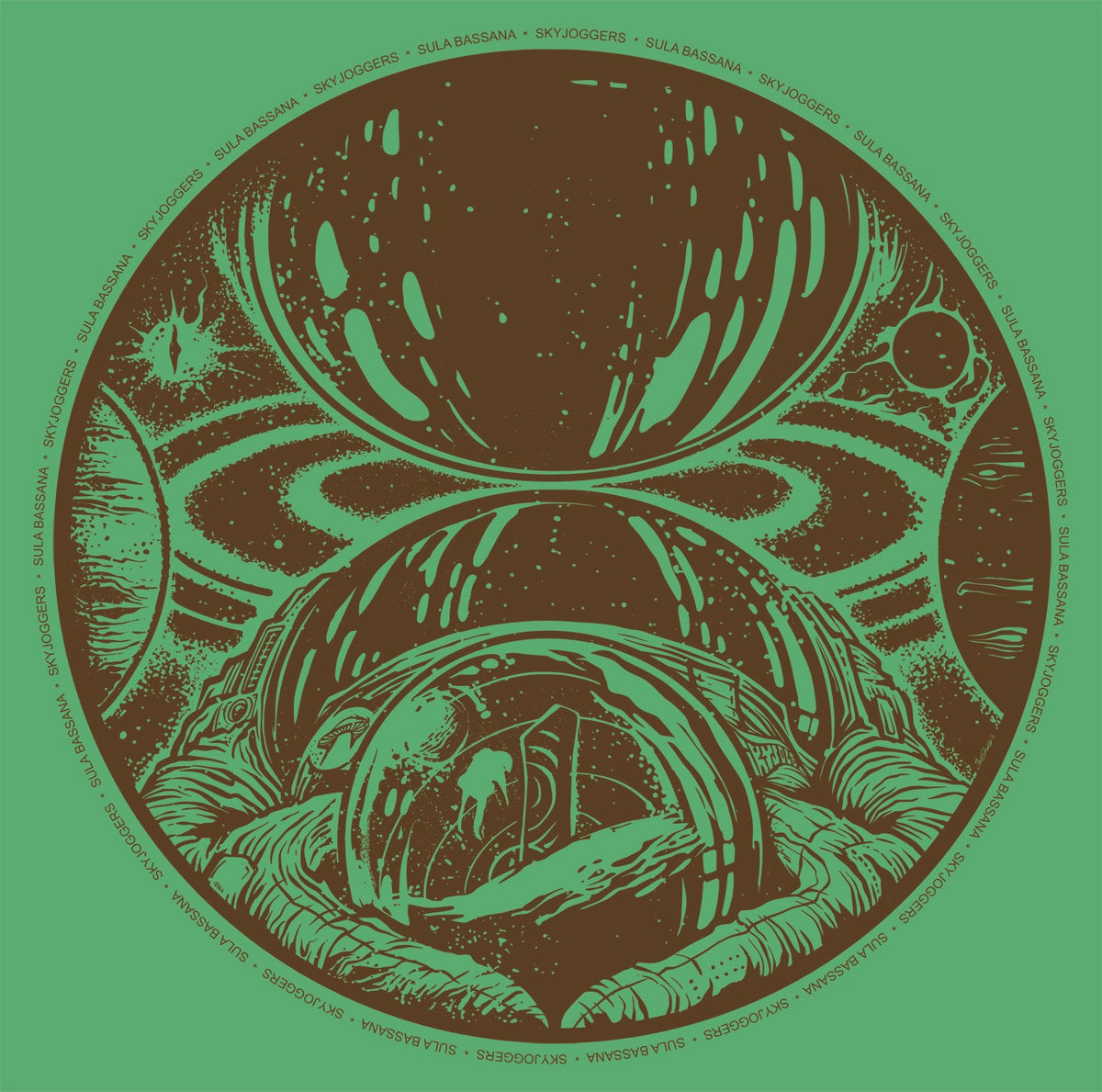 Sula Bassana & Skyjoggers Split Album Cover